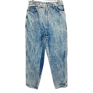 Vintage Acid Wash Relaxed Fit Baggy Jeans Size 28
